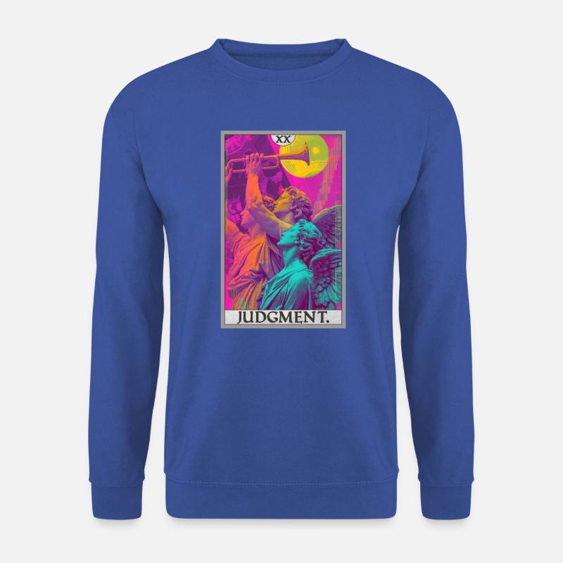 Tarotkarten Tarotkarte 20 Judgment Gericht - Unisex Pullover - Royalblau