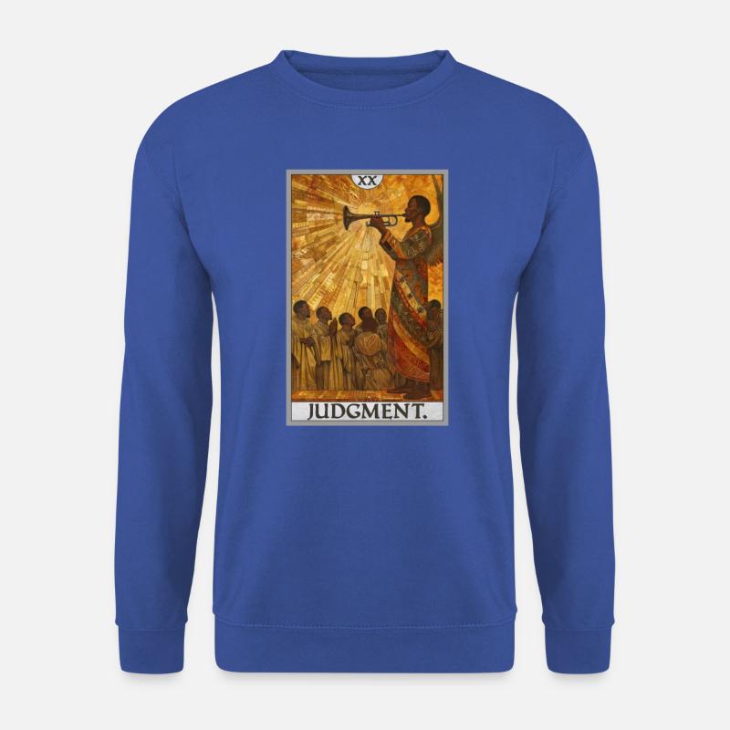 Tarotkarten Tarotkarte 20 Judgment Gericht - Unisex Pullover - Royalblau