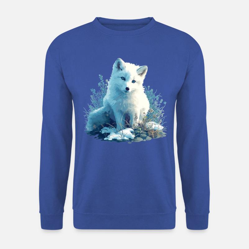 Arctic Fox Polarfüchse Polarfuchs - Unisex Sweatshirt - royal blue