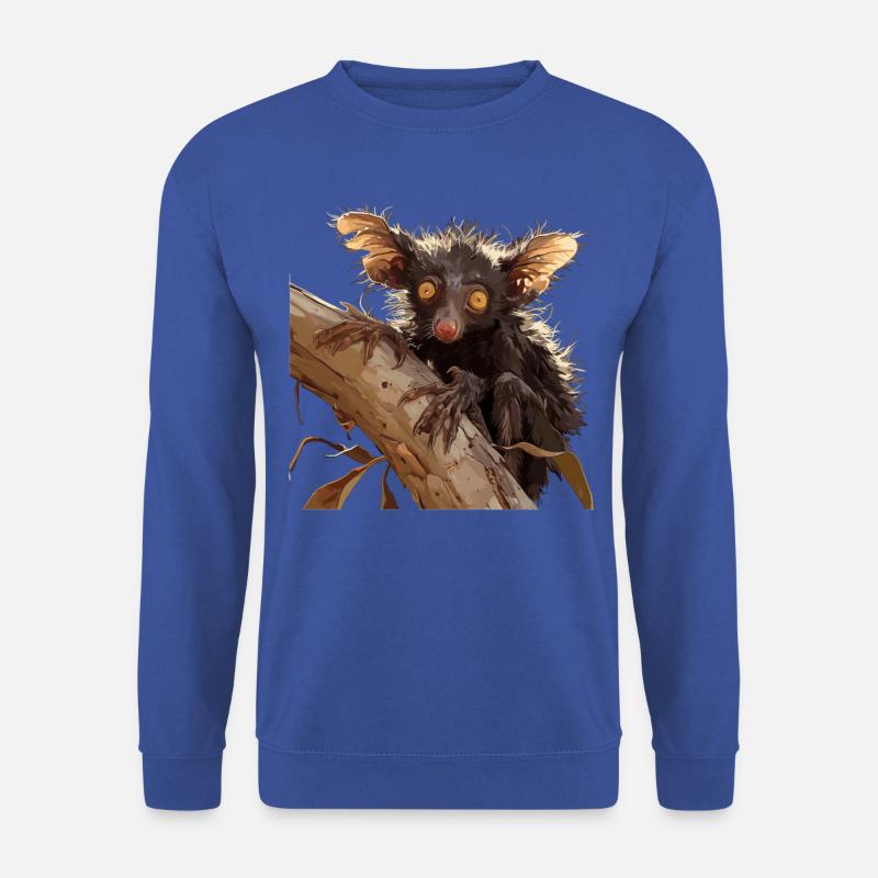 Aye-Aye Fingertiere Fingertier - Unisex Pullover - Royalblau