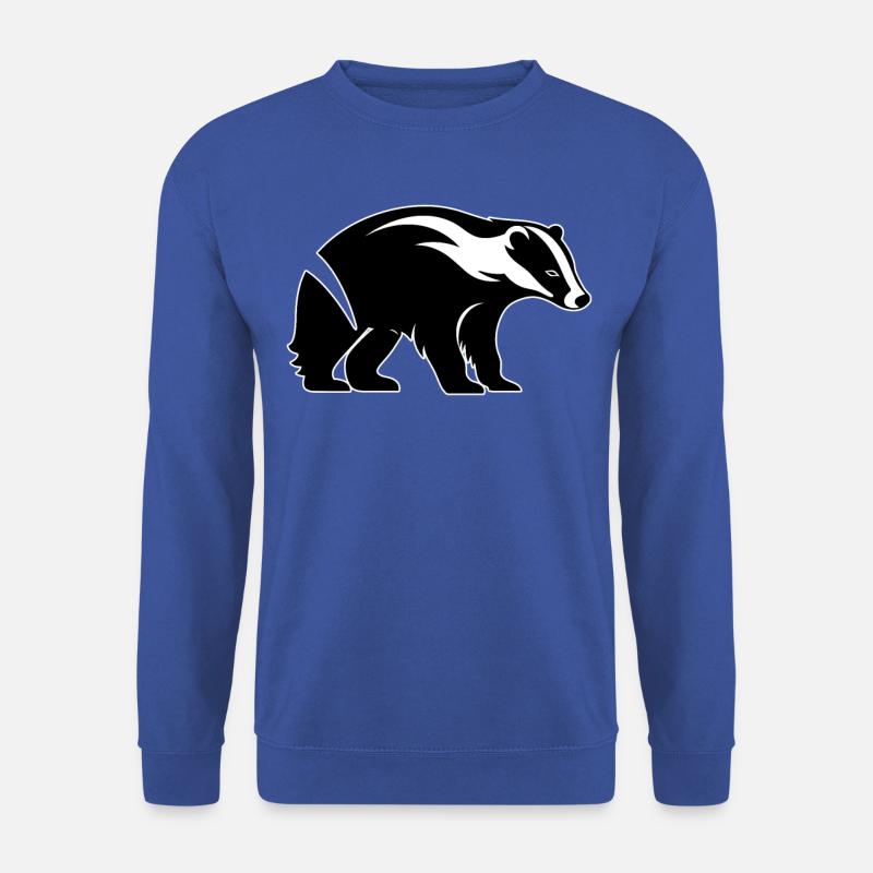 Badger Dachse Dachs - Unisex Pullover - Royalblau