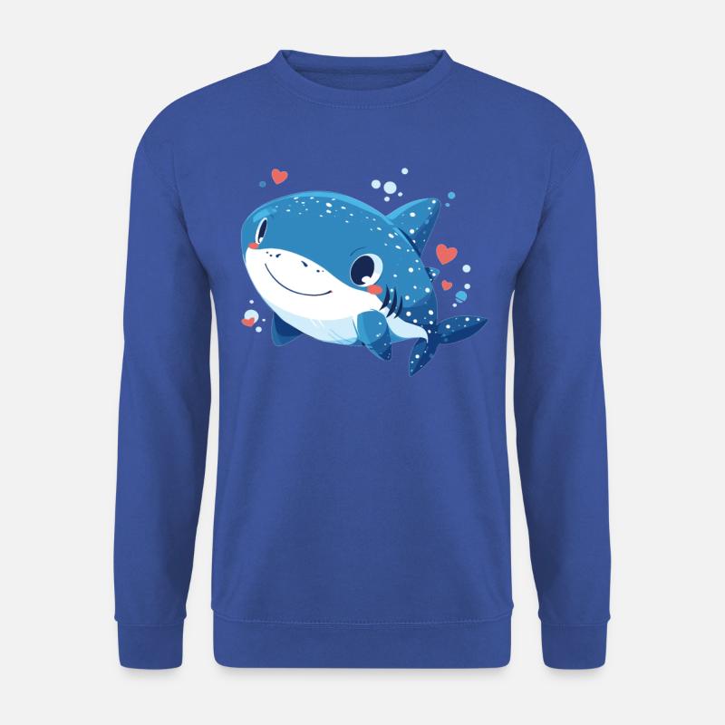 Whale Shark Walhaie Walhai - Unisex Pullover - Royalblau