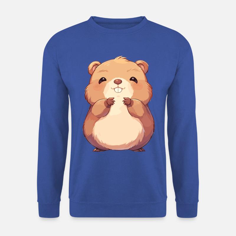 Beaver Biber - Unisex Pullover - Royalblau