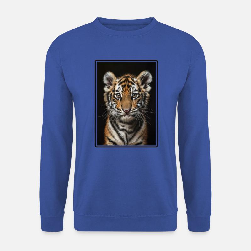 Tiger - Unisex Pullover - Royalblau