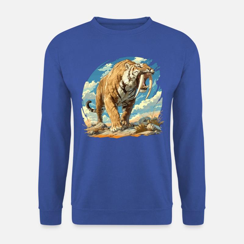 Saber-Toothed Tiger Sabertooth Tiger - Unisex Sweatshirt - royal blue