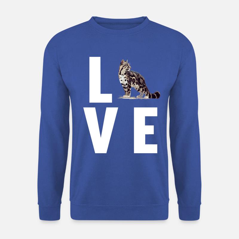 Clouded Leopard Nebelparder - Unisex Sweatshirt - royal blue