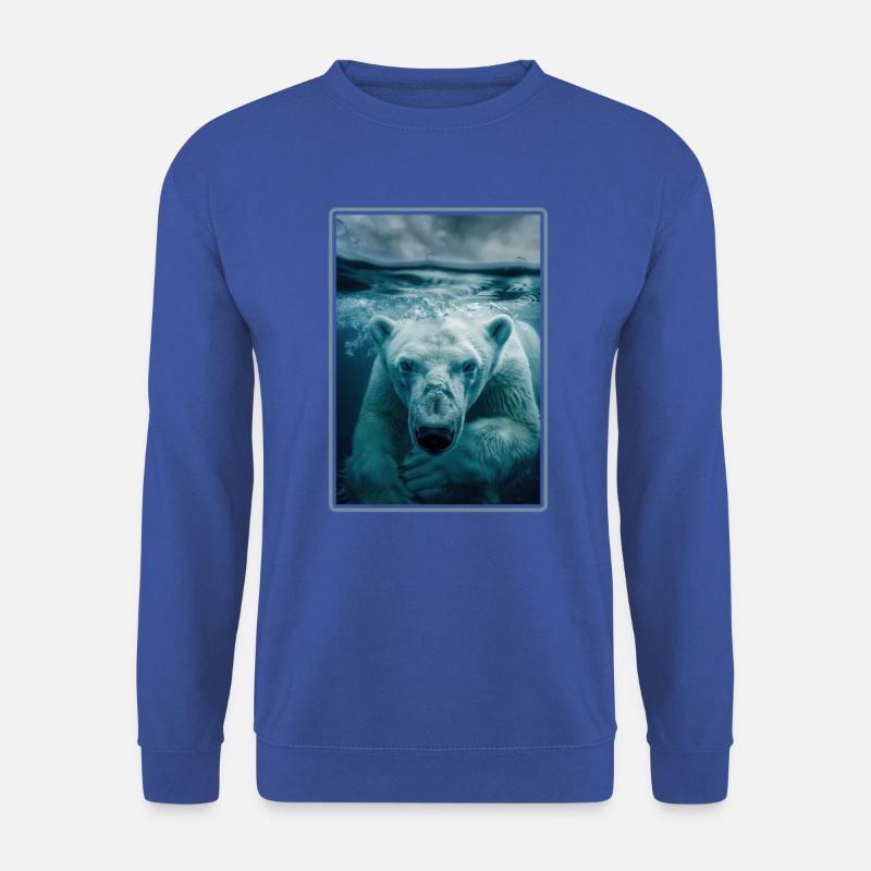 Polar Bear Eisbären Eisbär - Unisex Pullover - Royalblau