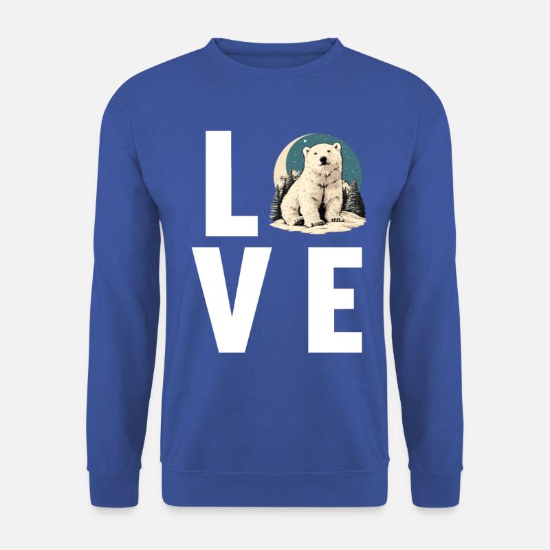 Polar Bear Eisbären Eisbär - Unisex Pullover - Royalblau