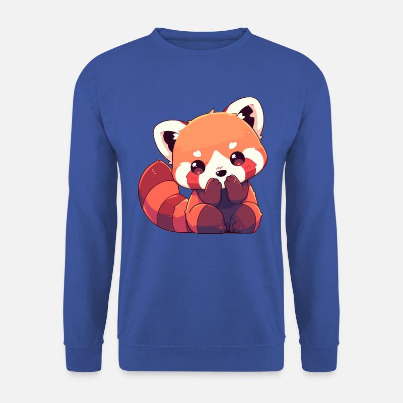 Panda roux Petits pandas Petit panda roux - Sweat-shirt Unisexe - bleu royal