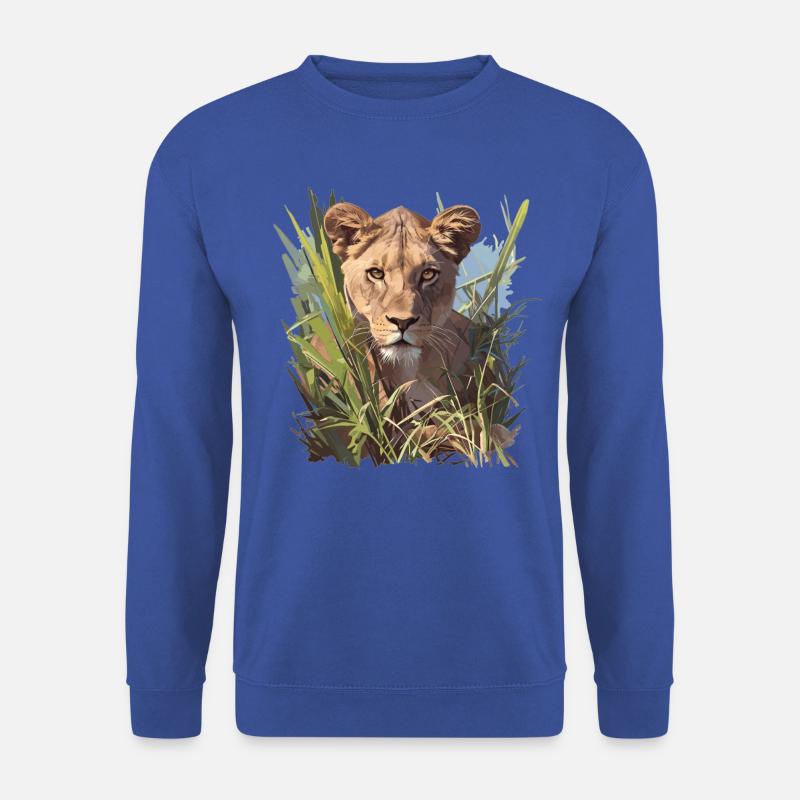 Lioness Löwinnen Löwin - Unisex Pullover - Royalblau