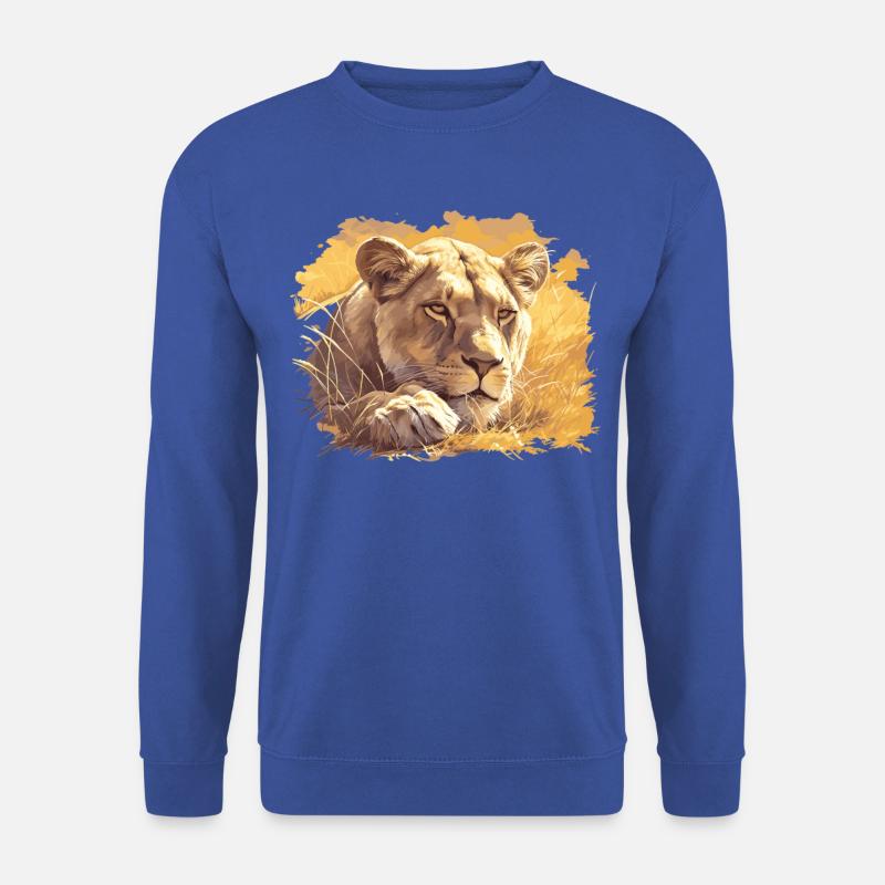 Lioness Löwinnen Löwin - Unisex Pullover - Royalblau
