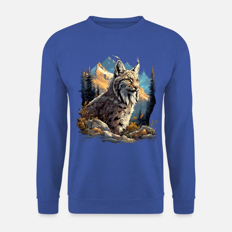 Lynx Luchse Luchs - Unisex Sweatshirt - royal blue