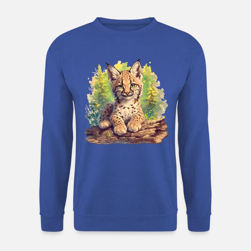 Lynx Luchse Luchs - Unisex Sweatshirt - royal blue