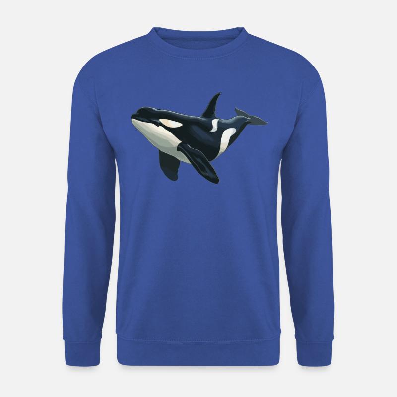 Orques Orques - Sweat-shirt Unisexe - bleu royal