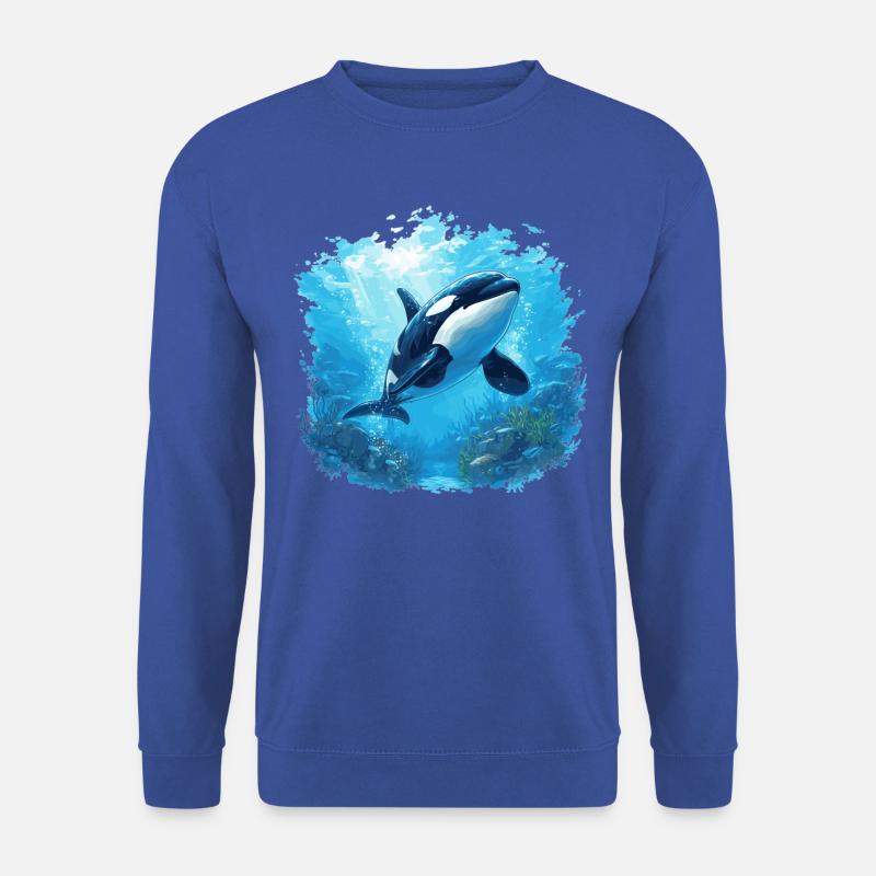 Orcas Orca - Unisex Sweatshirt - royal blue