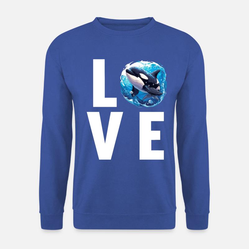Orcas Orca - Unisex Pullover - Royalblau