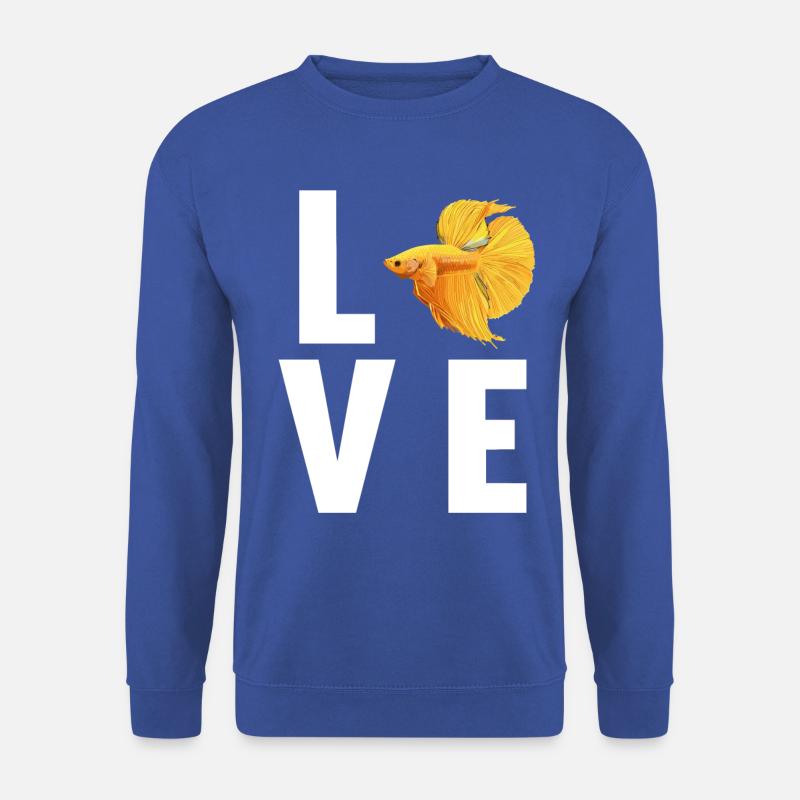 Bettas Betta Fisch Betta - Unisex Pullover - Royalblau