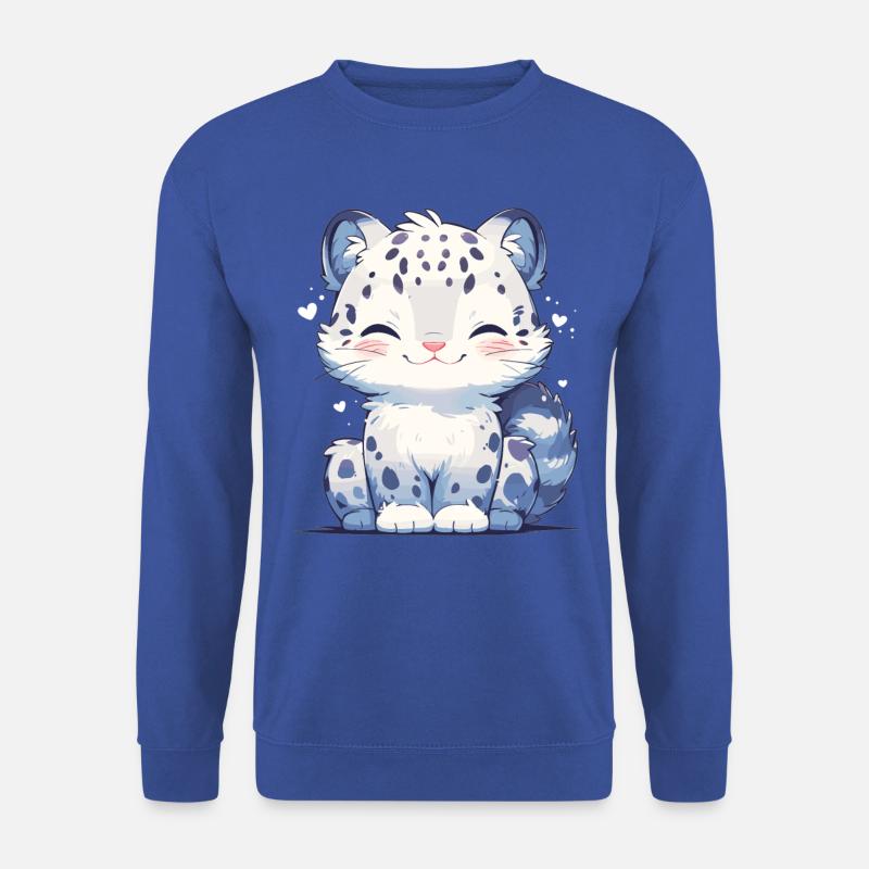 Snow Leopard Schneeleoparde Schneeleopard - Unisex Sweatshirt - royal blue