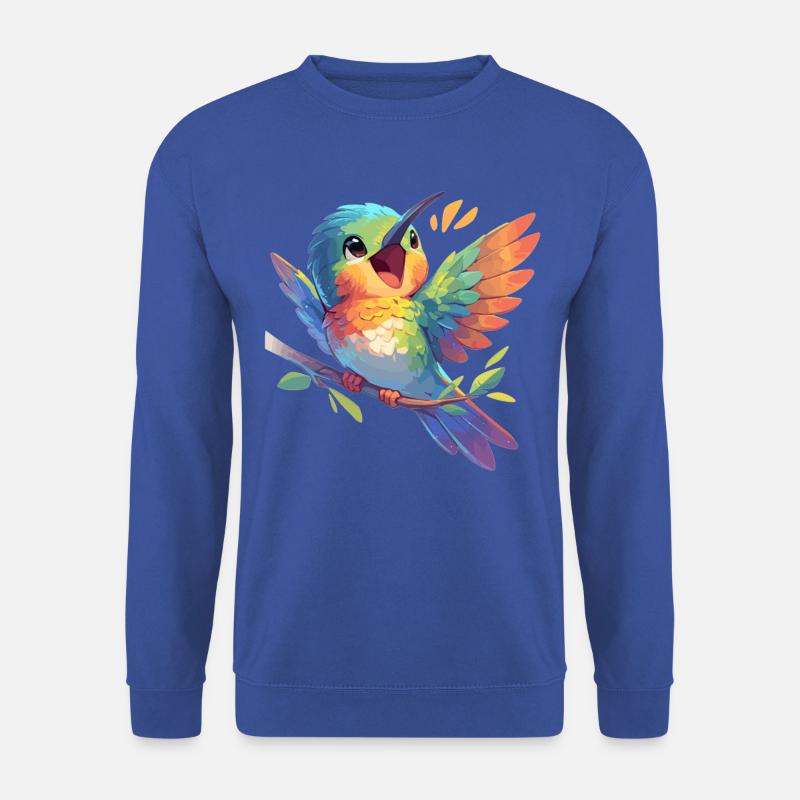Hummingbird Kolibris Kolibri - Unisex Pullover - Royalblau