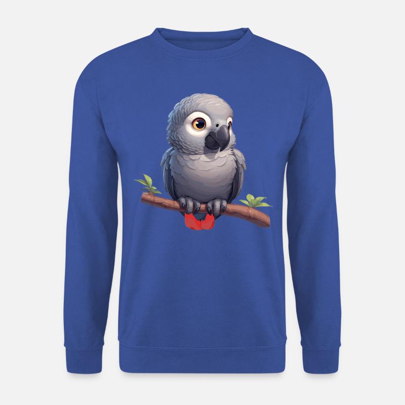 Gray Parrot Graupapageis Graupapagei - Unisex Sweatshirt - royal blue