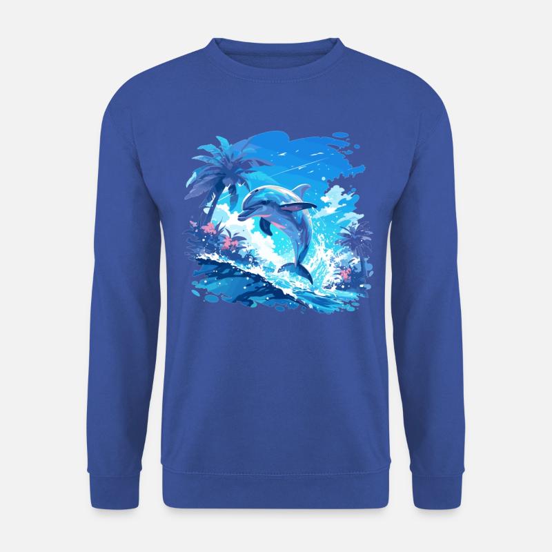 Dolphin Dolphins Dolphin - Unisex Sweatshirt - royal blue
