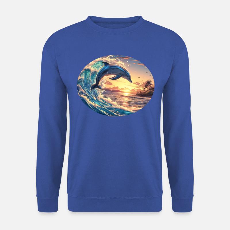 Dolphin Dolphins Dolphin - Unisex Sweatshirt - royal blue