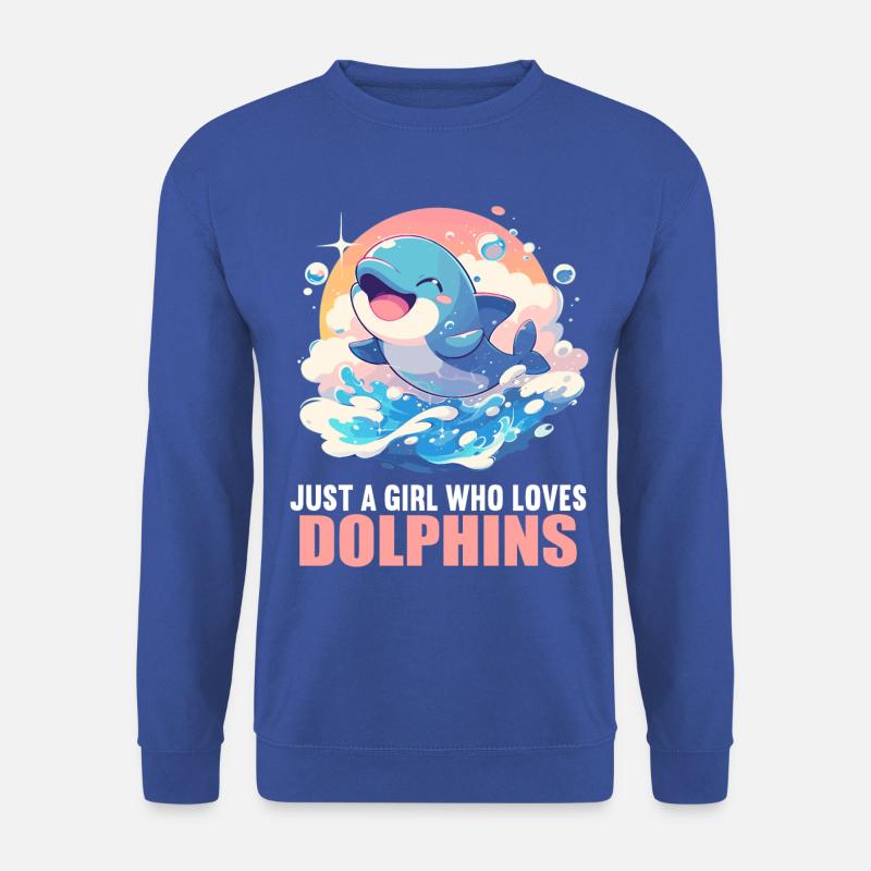 Dolphin Dolphins Dolphin - Unisex Sweatshirt - royal blue