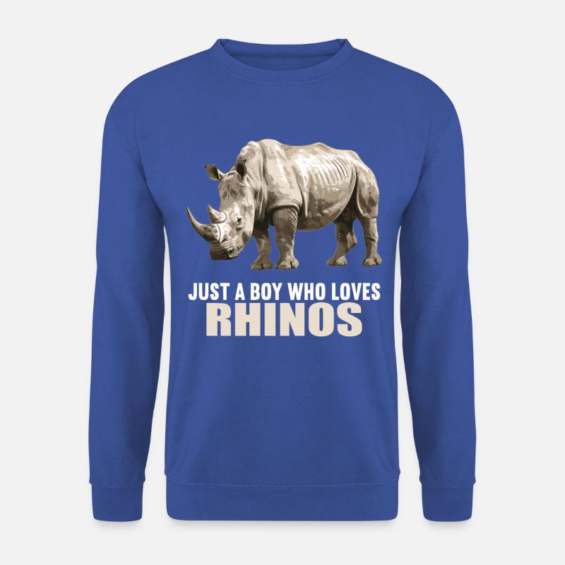 Rhino Nashörner Nashorn - Unisex Pullover - Royalblau