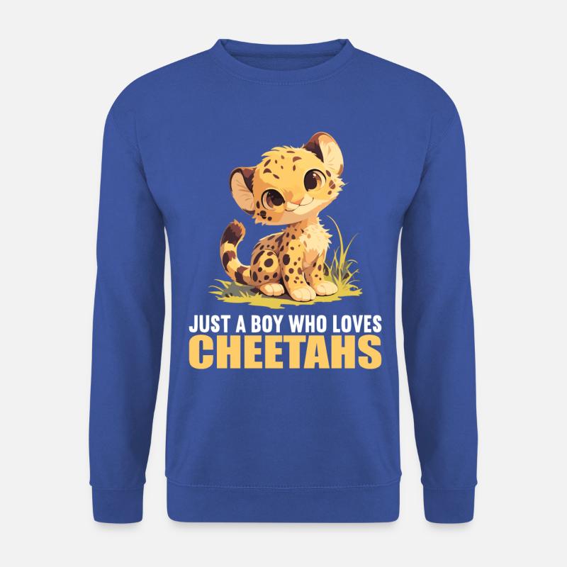 Cheetah Geparde Gepard - Unisex Sweatshirt - royal blue