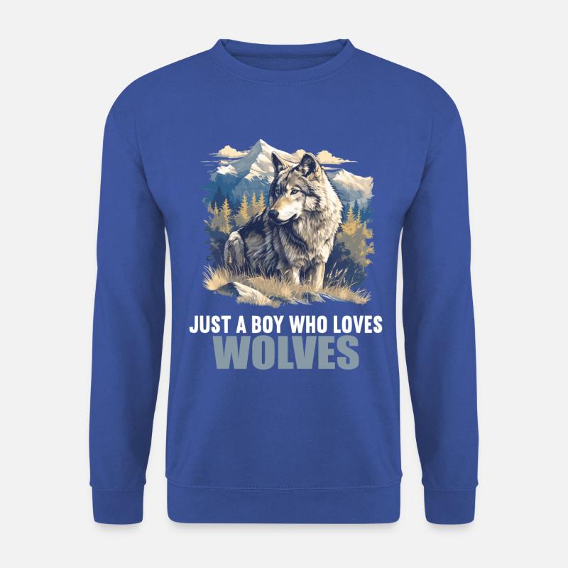 Loups Loup - Sweat-shirt Unisexe - bleu royal
