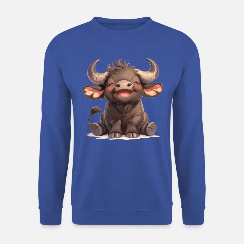 Buffalos Buffalo Büffel - Unisex Sweatshirt - royal blue