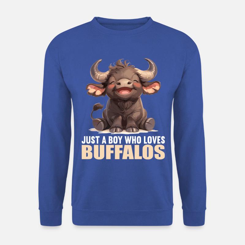 Buffalos Buffalo Büffel - Unisex Sweatshirt - royal blue