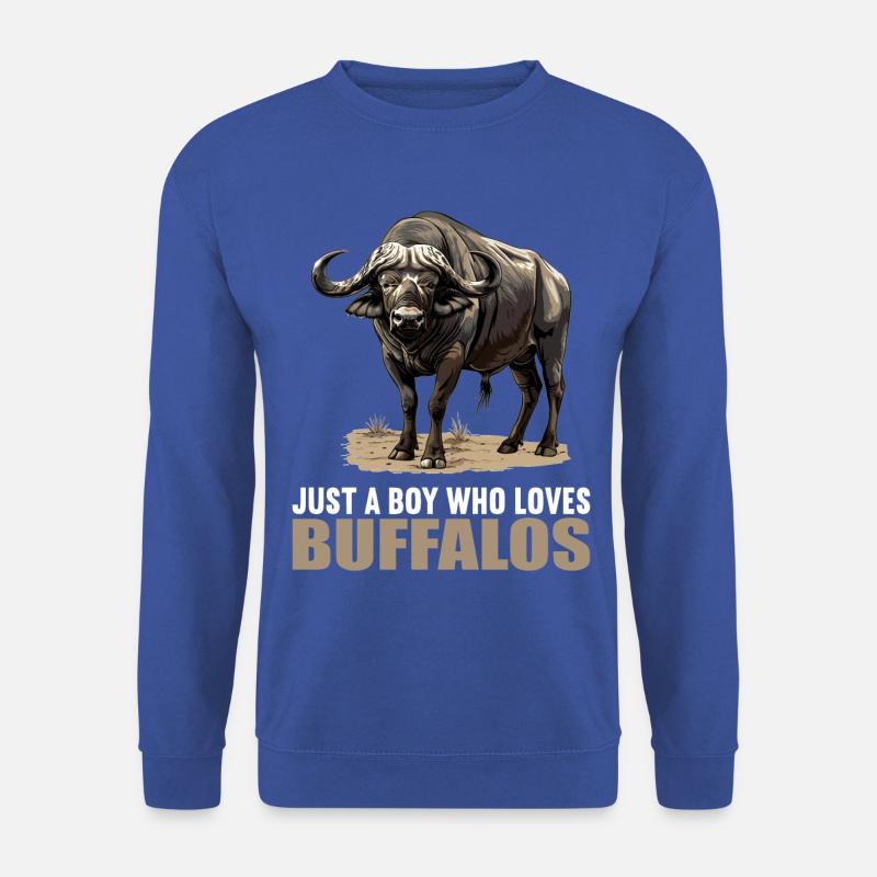 Buffalos Buffalo Büffel - Unisex Pullover - Royalblau