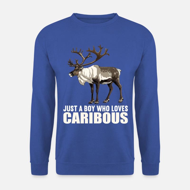 Caribou Karibus Karibu - Unisex Pullover - Royalblau