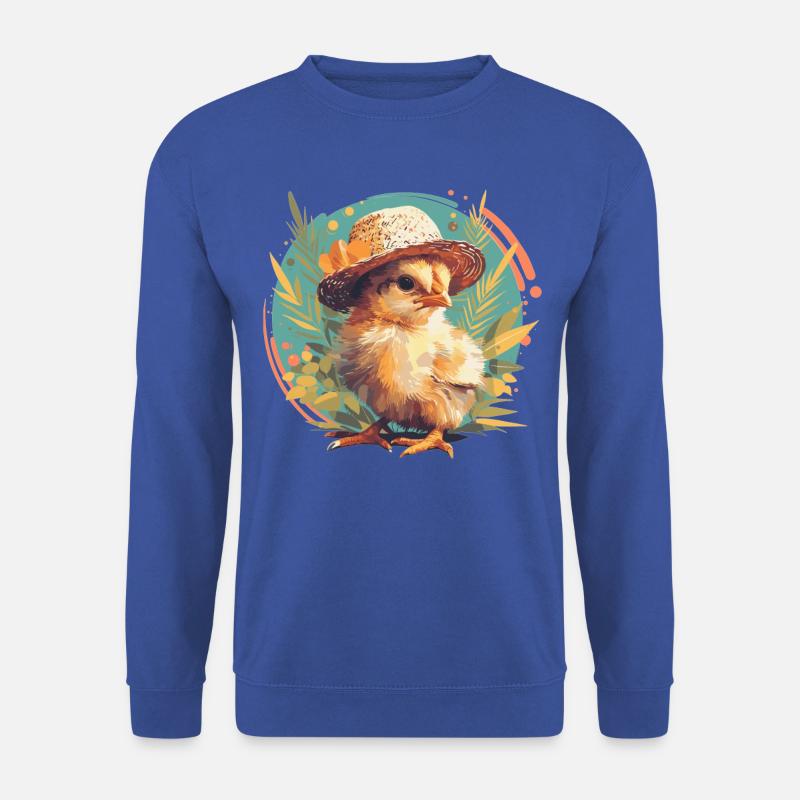Rooster Hähne Hahn - Unisex Pullover - Royalblau