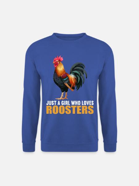 Rooster Hähne Hahn - Unisex Pullover - Royalblau