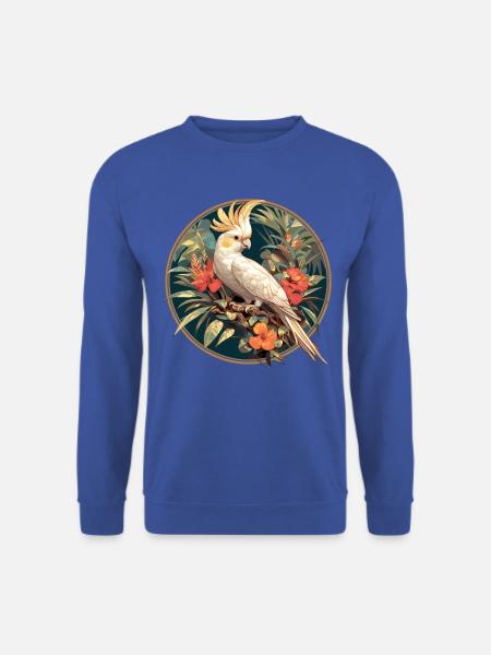 Cockatiel Nymphensittiche Nymphensittich - Unisex Pullover - Royalblau