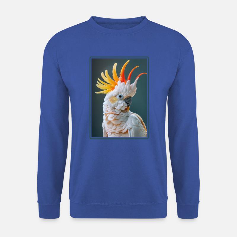 Cockatoo Kakadus Kakadu - Unisex Pullover - Royalblau
