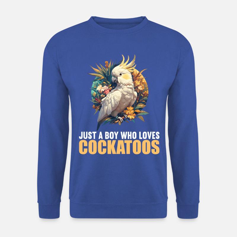 Cockatoo Kakadus Kakadu - Unisex Pullover - Royalblau