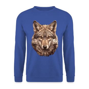 Coyotes Coyote - Unisex Sweatshirt - royal blue - Front - Alina (178cm) & Michal (187cm)