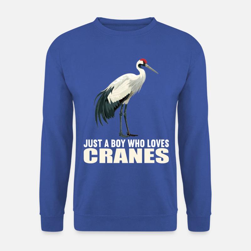 Kraniche Kranich - Unisex Pullover - Royalblau