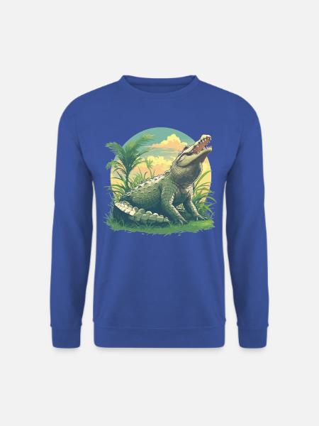 Krokodile Krokodil - Unisex Pullover - Royalblau