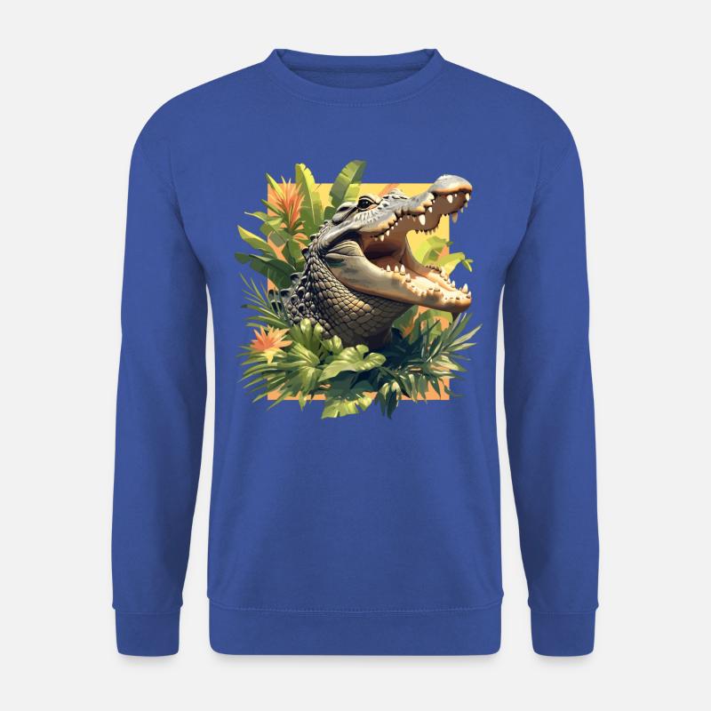 Krokodile Krokodil - Unisex Pullover - Royalblau