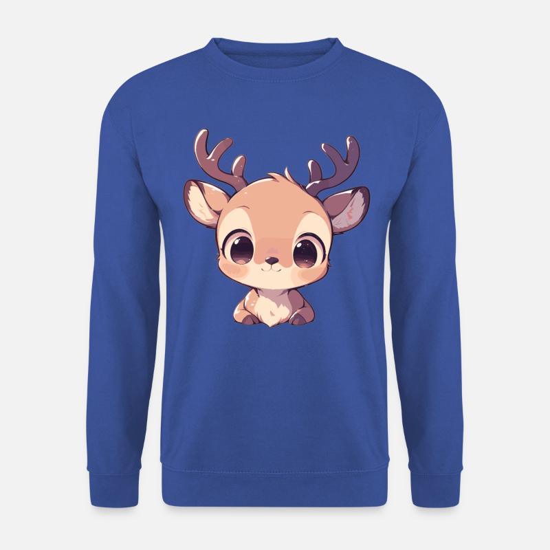 Elche Elch - Unisex Pullover - Royalblau