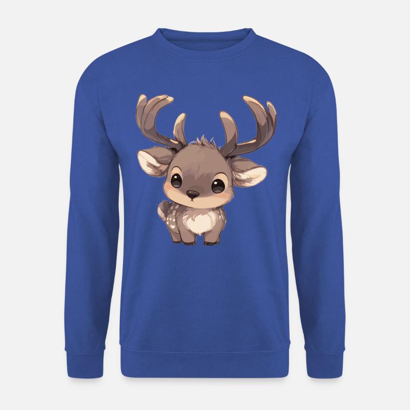 Elche Elch - Unisex Pullover - Royalblau
