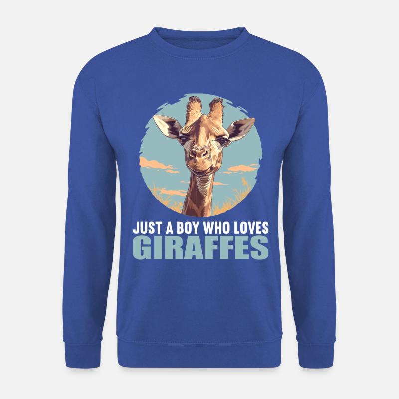 Giraffen Giraffe - Unisex Pullover - Royalblau