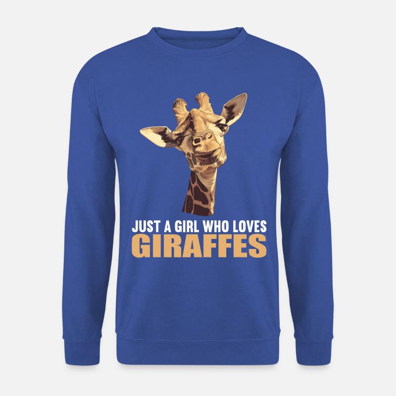 Giraffen Giraffe - Unisex Pullover - Royalblau