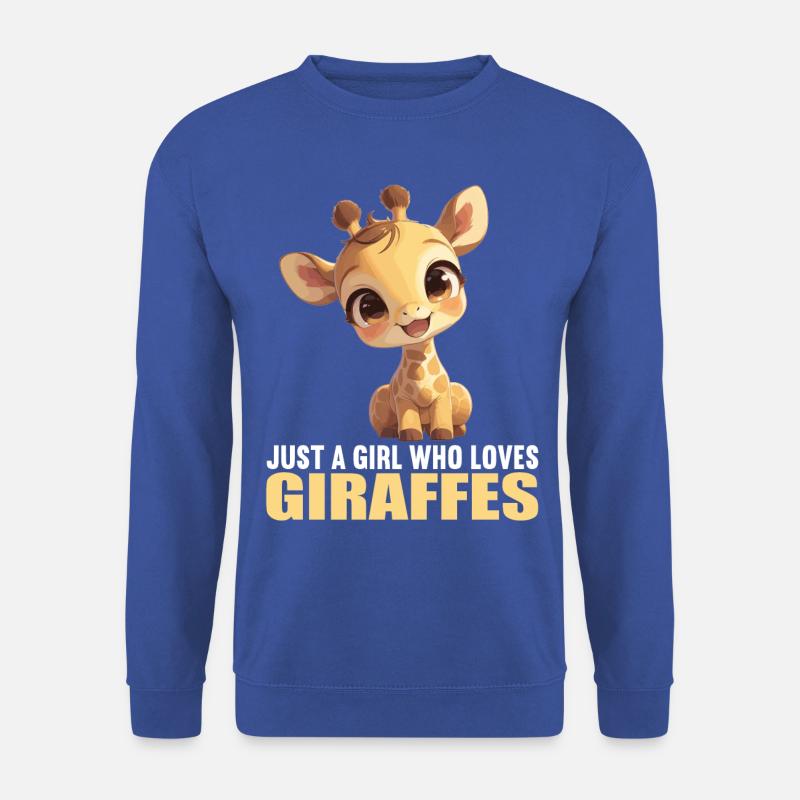 Giraffen Giraffe - Unisex Pullover - Royalblau