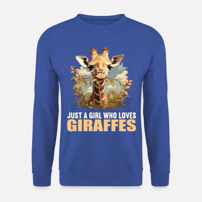 Giraffen Giraffe - Unisex Pullover - Royalblau