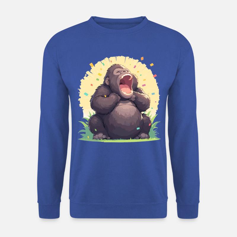 Gorillas Gorilla - Unisex Pullover - Royalblau